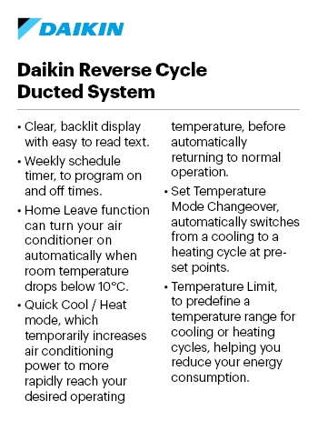 Air conditioning details